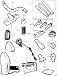 BLACK & DECKER Z-HV7000 DUSTBUSTER (TYPE 1) Spare Parts