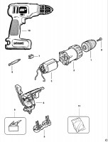 BLACK & DECKER VP7250 CORDLESS DRILL (TYPE 1) Spare Parts