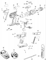 BLACK & DECKER HPS1440 CORDLESS DRILL (TYPE 1) Spare Parts