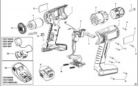 BLACK & DECKER CDC1200 CORDLESS DRILL (TYPE 1) Spare Parts