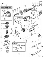 BLACK & DECKER KG15 SMALL ANGLE GRINDER (TYPE 5) Spare Parts