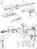 BLACK & DECKER P8000 ROTARY HAMMER (TYPE 3) Spare Parts