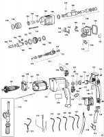 BLACK & DECKER P8020 ROTARY HAMMER (TYPE 4) Spare Parts