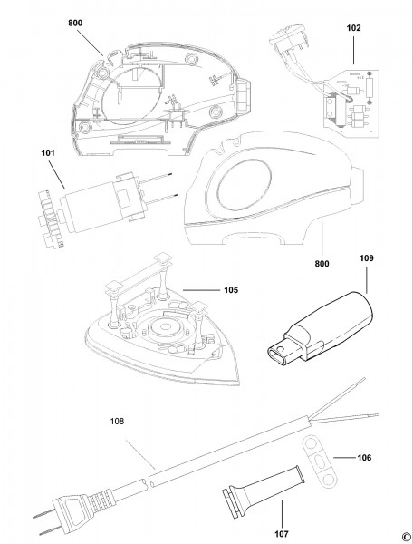 Black & Decker KA2500 Type 1 Palm Grip Sander Spare Parts - Part Shop Direct