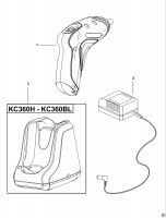 BLACK & DECKER KC360BL CORDLESS SCREWDRIVER (TYPE 1) Spare Parts