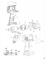 DEWALT DW055K IMPACT WRENCH (TYPE 1) Spare Parts