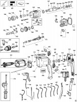 DEWALT DW563K ROTARY HAMMER (TYPE 2) Spare Parts