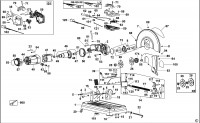 DEWALT D28715 CHOP SAW (TYPE 2) Spare Parts