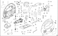 BLACK & DECKER KS400E----B JIGSAW (TYPE 1) Spare Parts