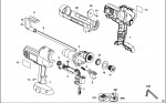 DEWALT DC540K CAULK GUN (TYPE 1) Spare Parts