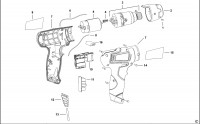 BLACK & DECKER KRX1 IMPACT WRENCH (TYPE 1) Spare Parts