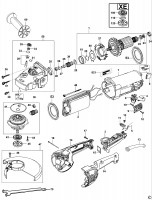 DEWALT D28410 ANGLE GRINDER (TYPE 2) Spare Parts