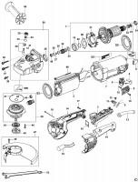 DEWALT D28413 ANGLE GRINDER (TYPE 2) Spare Parts