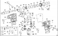 DEWALT DC228KL ROTARY HAMMER DRILL (TYPE 1) Spare Parts