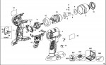 DEWALT DC840 IMPACT WRENCH (TYPE 1) Spare Parts