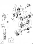 DEWALT D21101 ROTARY HAMMER DRILL (TYPE 2) Spare Parts