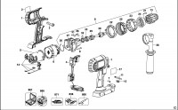 DEWALT DC910KL CORDLESS DRILL (TYPE 1) Spare Parts