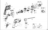 BLACK & DECKER KR910 HAMMER DRILL (TYPE 1) Spare Parts