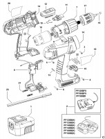 BLACK & DECKER PF128 HAMMER DRILL (TYPE H1) Spare Parts