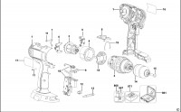 DEWALT DC743K CORDLESS DRILL (TYPE 1) Spare Parts