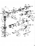 DEWALT DW831 ANGLE GRINDER (TYPE 3) Spare Parts