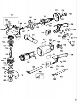 DEWALT DW831 ANGLE GRINDER (TYPE 3) Spare Parts