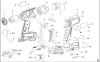 BLACK & DECKER BDGL12K CORDLESS DRILL (TYPE 1) Spare Parts