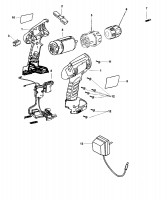 BLACK & DECKER PS12HA CORDLESS DRILL (TYPE 1) Spare Parts