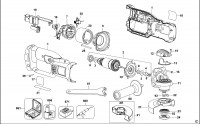 DEWALT DC411 SMALL ANGLE GRINDER (TYPE 1) Spare Parts