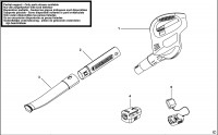 Black & Decker BCBLV36-GB 36V Blower Vacuum Type H1 Spare Parts