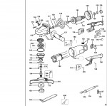 DEWALT DW830 SMALL ANGLE GRINDER (TYPE 4) Spare Parts