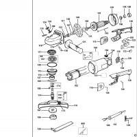 DEWALT DW830 SMALL ANGLE GRINDER (TYPE 4) Spare Parts