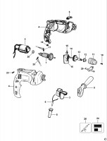 BLACK & DECKER CD70 DRILL (TYPE 1) Spare Parts