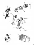 BLACK & DECKER UJ14 CORDLESS DRILL (TYPE 1) Spare Parts