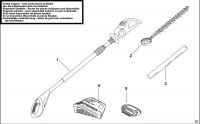 BLACK & DECKER GTC800L CORDLESS CLIPPER (TYPE H1) Spare Parts