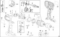 BERNER 057548 CORDLESS DRILL (TYPE 1) Spare Parts