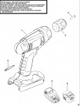 BLACK & DECKER PS1800 CORDLESS DRILL (TYPE 1) Spare Parts