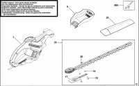 BLACK & DECKER GT100 HEDGETRIMMER (TYPE 2) Spare Parts