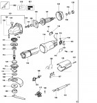 DEWALT DW810 SMALL ANGLE GRINDER (TYPE 5) Spare Parts