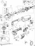 DEWALT D28413 ANGLE GRINDER (TYPE 3) Spare Parts