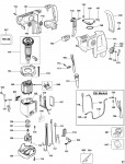 DEWALT D25404K HAMMER (TYPE 3) Spare Parts