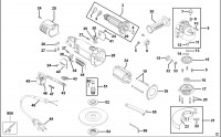 BLACK & DECKER KG200 SMALL ANGLE GRINDER (TYPE 1) Spare Parts