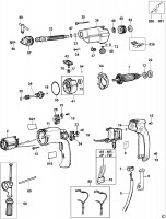 DEWALT D21720 DRILL (TYPE 3) Spare Parts