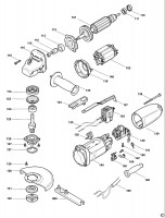 BLACK & DECKER KG70 ANGLE GRINDER (TYPE 1) Spare Parts