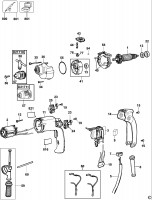 DEWALT D21710 HAMMER DRILL (TYPE 5) Spare Parts