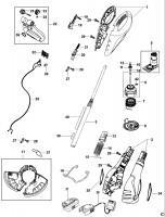 BLACK & DECKER GLC2500 CORDLESS STRING TRIMMER (TYPE H4) Spare Parts