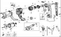 DEWALT D25223K ROTARY HAMMER (TYPE 1) Spare Parts