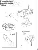 BLACK & DECKER HP126F4BK CORDLESS DRILL (TYPE H1) Spare Parts