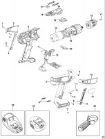 BLACK & DECKER XTC18BK CORDLESS DRILL (TYPE 2) Spare Parts