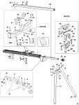 DEWALT DE7023-XPA LEG STAND (TYPE 1A) Spare Parts